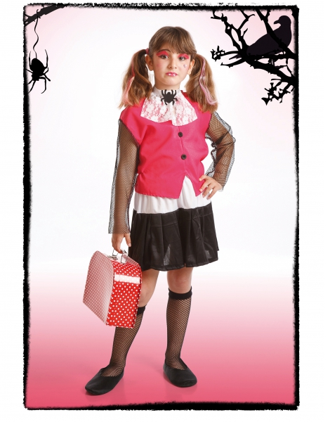 Disfraz Colegiala Rosa niña oferta