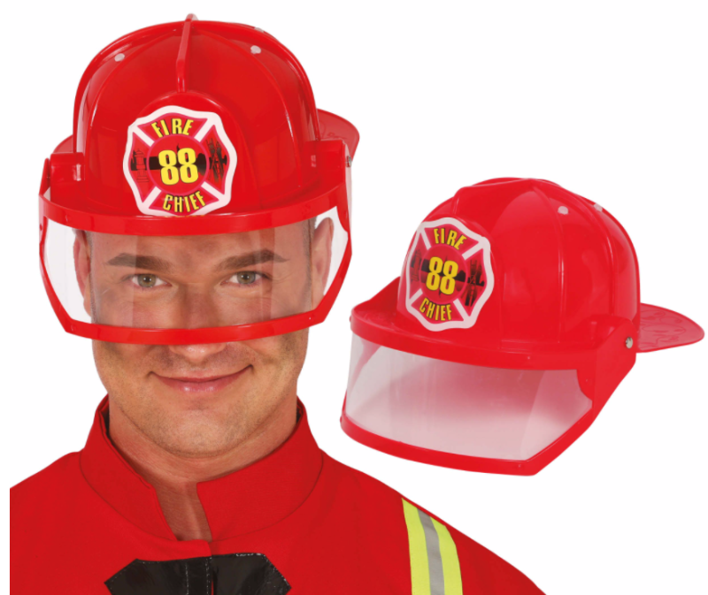 Casco Bombero americano adulto