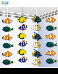 Saco 4 Tiras Decorativas Peixe