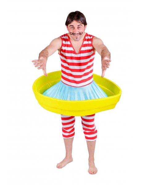 Disfraz Bañista Con Piscina Adulto