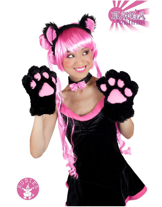 Set Kitty Manga Orejas+guante+pajarita R