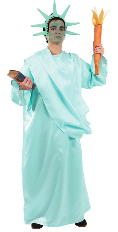 Estátua de fantasia adulta da liberdade