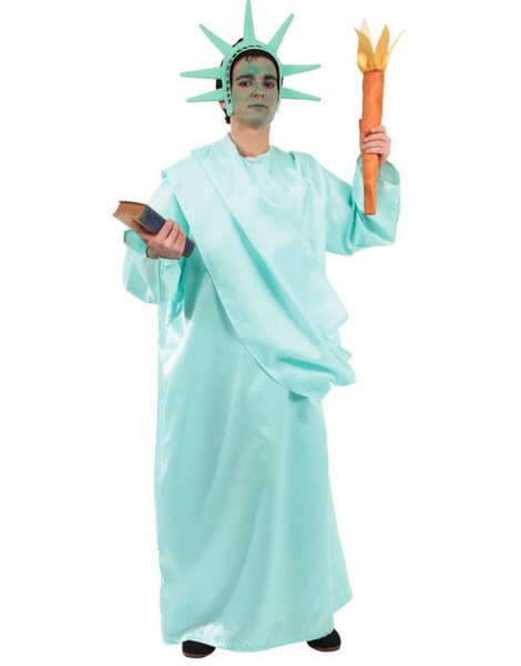 Disfraz Estatua de la Libertad adulto
