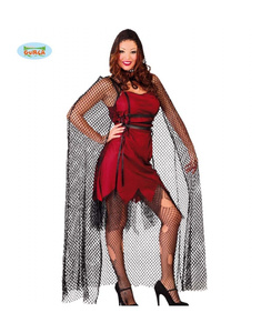 Manto de Vampira com Capuz Adulto