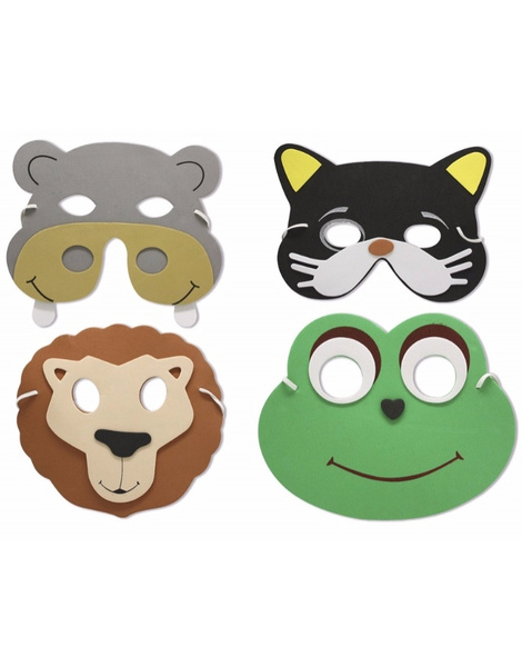 Máscara Foam Infantil Animales  Surtidos