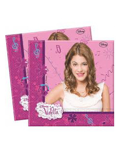 Servilletas 33x33  Violetta Paq.20 Unid.