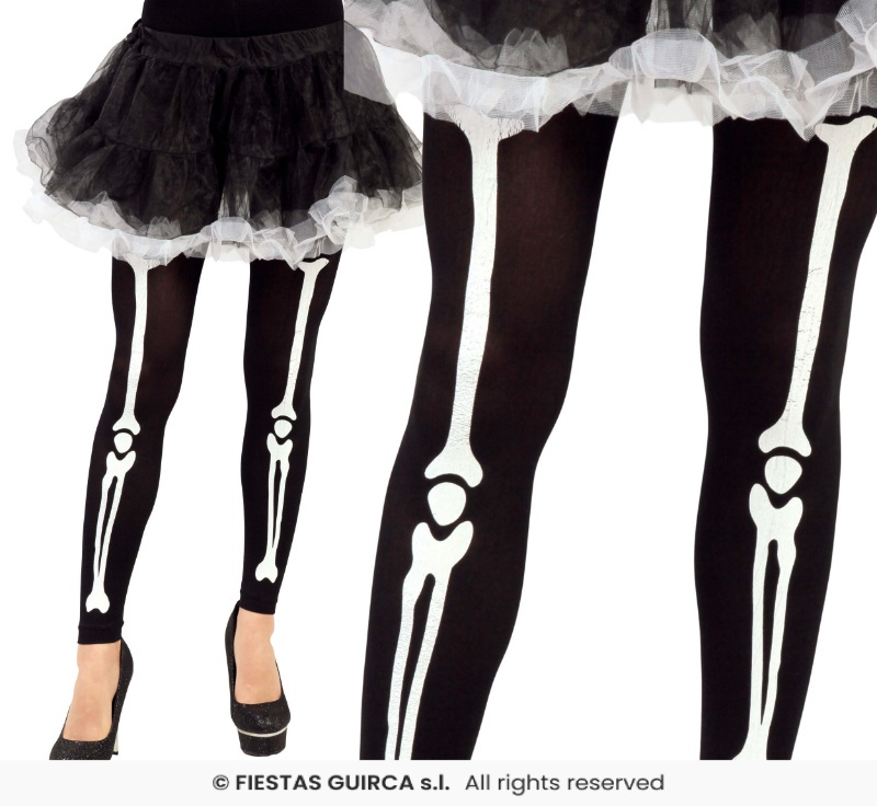 Leggings Esqueleto adulta