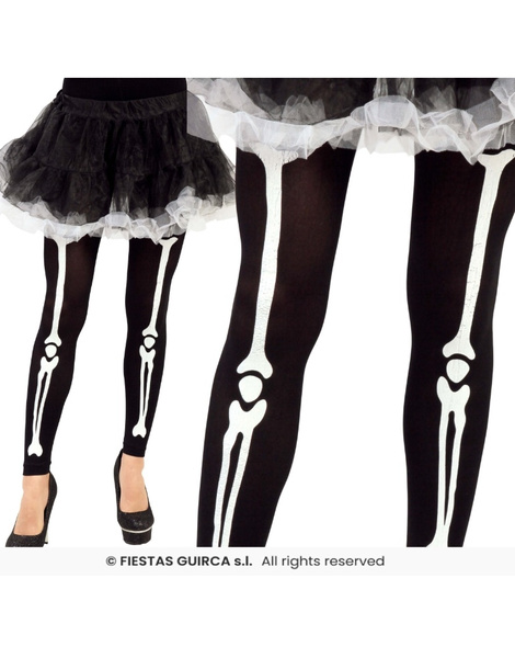 Leggings Esqueleto adulta