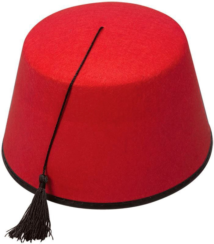 Sombrero Moro Color Rojo