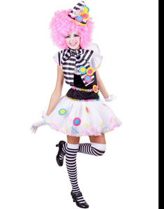 Traje de sales payasita con tutu