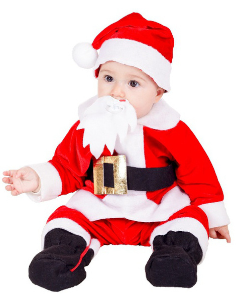 Disfraz Pelele Papa  Noel Bebé