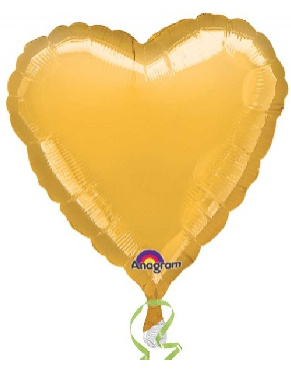 Globo Foil CorazÓn Oro 18.