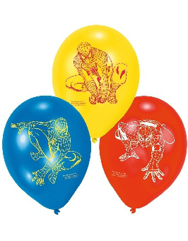 Bolsa 6 Globos LÁtex 6. Spiderman