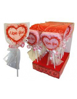 Piruleta Nube Forma Corazon Love 20gr