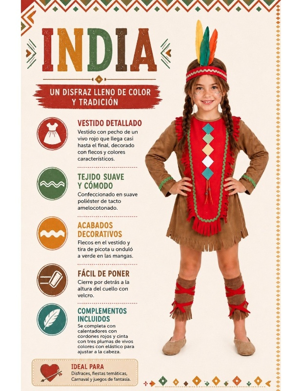 Fato indiano para menina
