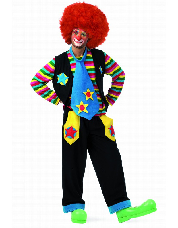 Disfraz Payaso Estrella  Lux Adulto