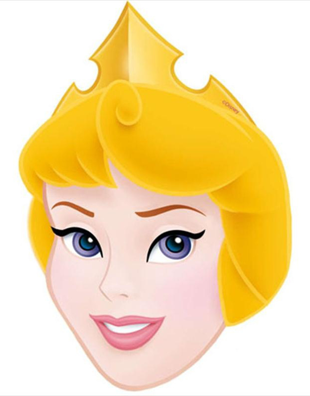 Careta Princesas Blister 6 Unid.
