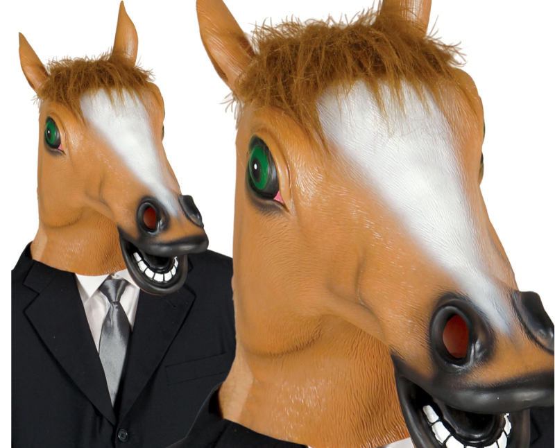 Máscara de cavalo látex