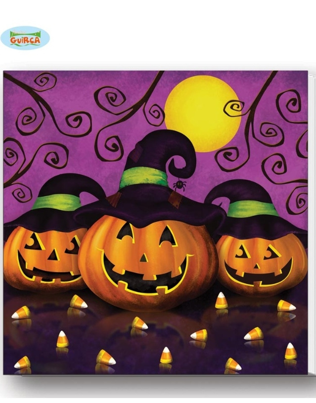 Blister 16 Servilletas Halloween