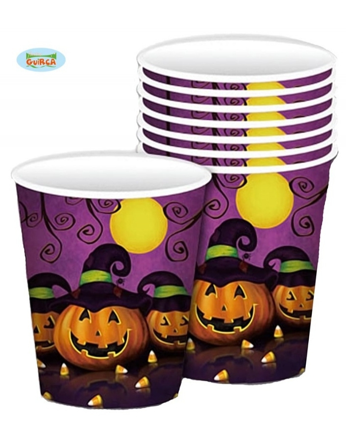 Blister 8 Vasos Halloween