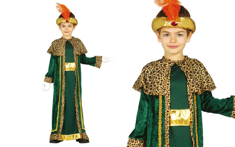 Disfraz Rey Baltasar infantil