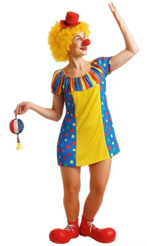 Traje adulto Payasa