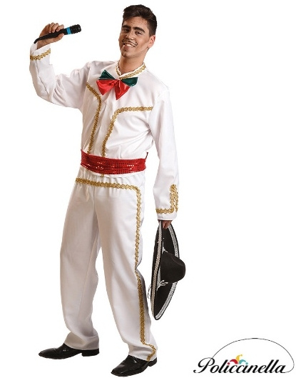 Disfraz Mejicano blanco para hombre