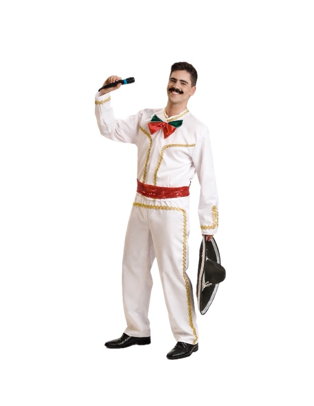 Disfraz Mejicano blanco adulto