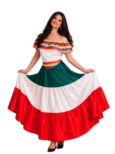 Disfraz Mejicana mujer