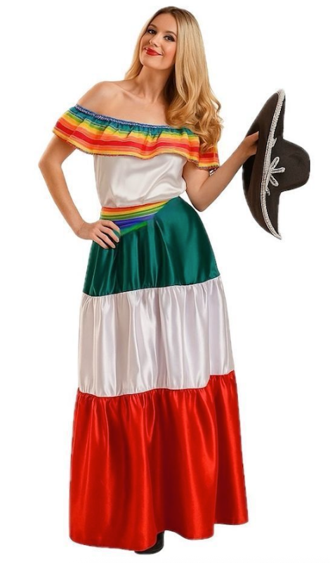 Traje mexicano para mulheres