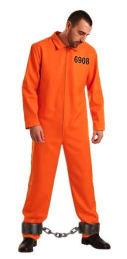 Disfraz Preso Guantanamo hombre