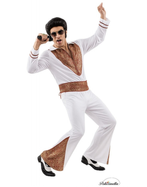 Cantor traje Elvis homem