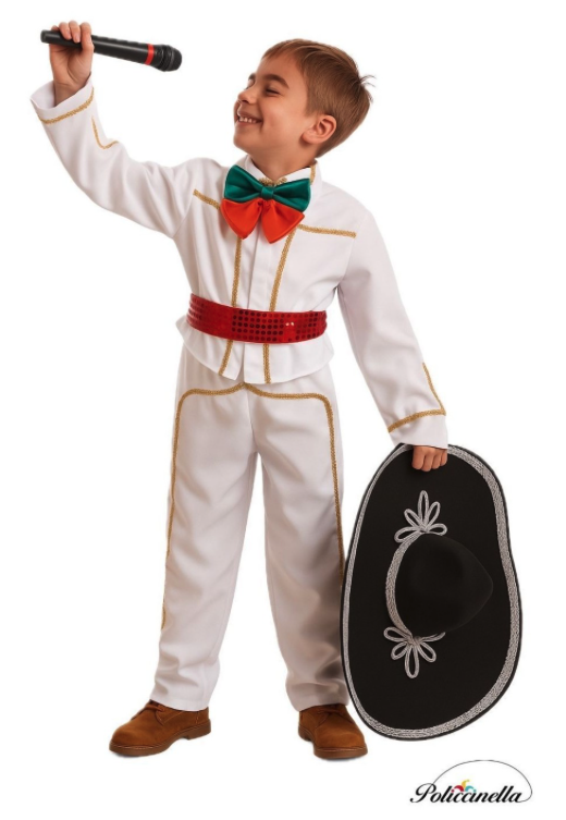 Disfraz Mejicano Blanco Bebé