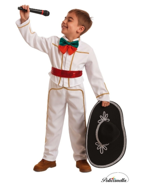 Disfraz Mejicano Blanco Bebé