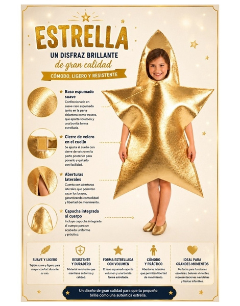 Disfraz Estrella infantil