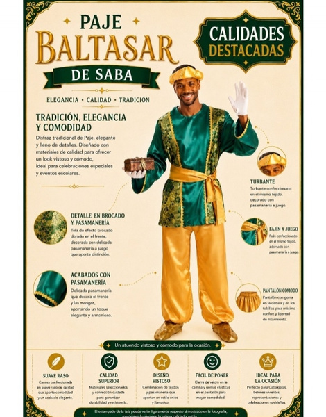 Fato de Paje Verde