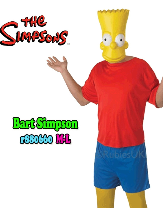 Disfraz Barth Simpson Adulto