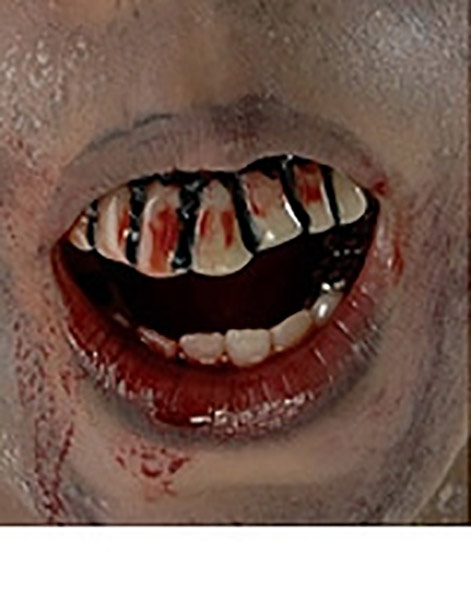 Dientes Zombie Walking Dead