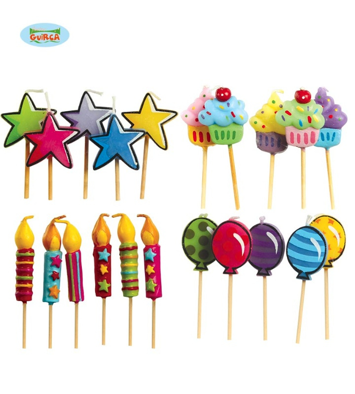 Blister 5 Velas Surtidos