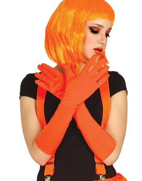 Guantes Naranja Neón 42 Cms.