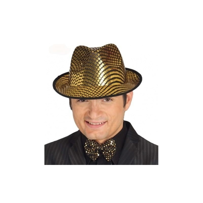 Sombrero Gánster Oro