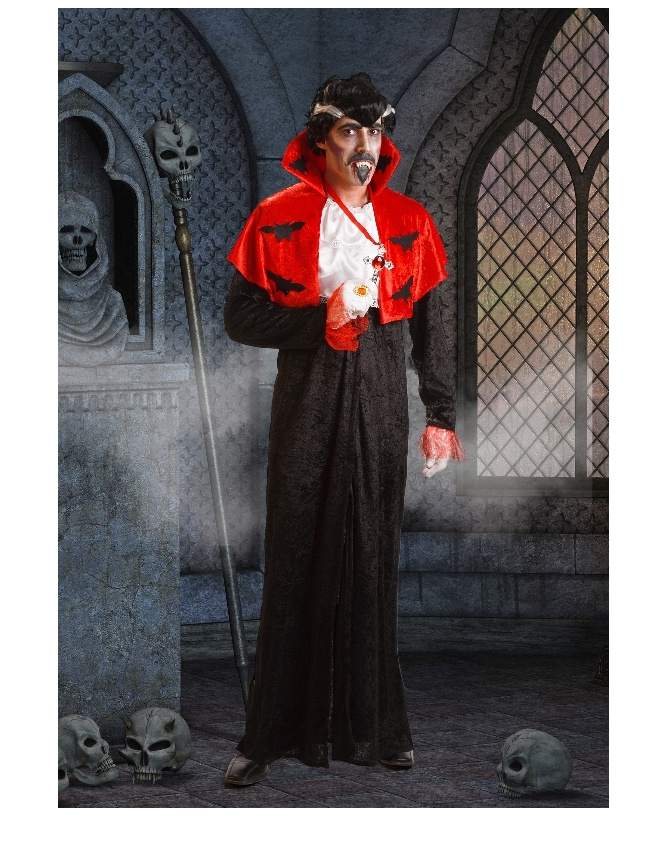Disfraz Vampiro Cuello Adulto