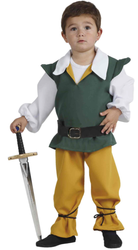 Fato medieval de bebê