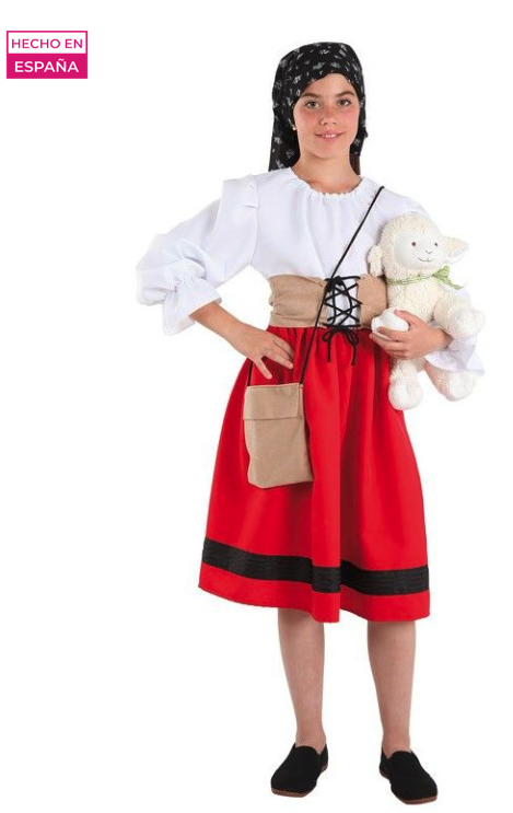 Traje de pastor especial para criança