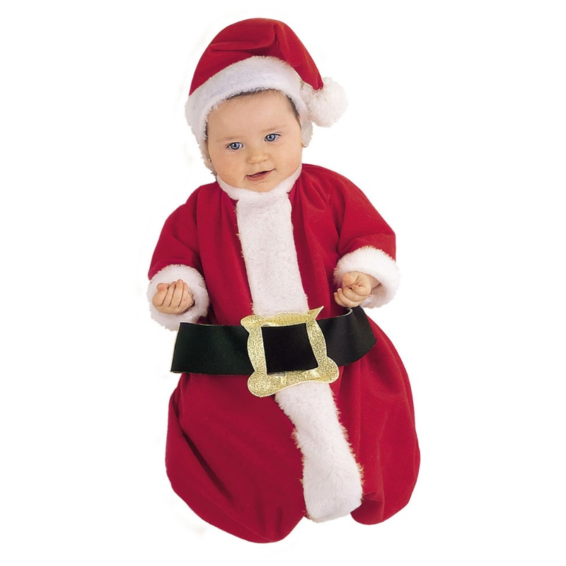 Disfraz Papa Noel bebés lujo