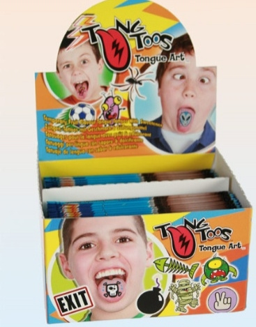 TATUAJE PARA LA LENGUA 1.2G 6 HOJAS POR