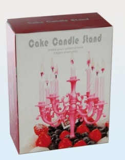 PORTAVELA FUCSIA PARA 9 VELAS INCLUIDAS