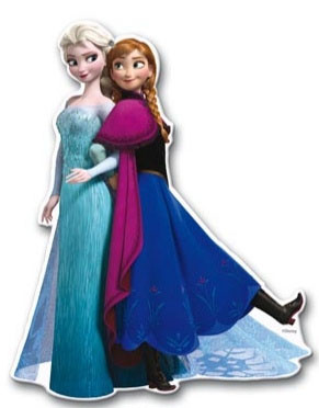 2 Mini Figuras Frozen 30 Cm