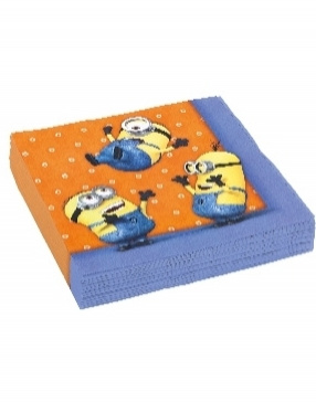 Paquete 20 Servilletas 33x33 Minions