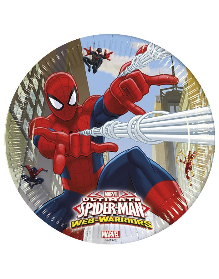 8 Platos Ultimate Spiderman